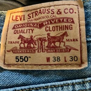 Levi’s 550 Relaxed 38x32